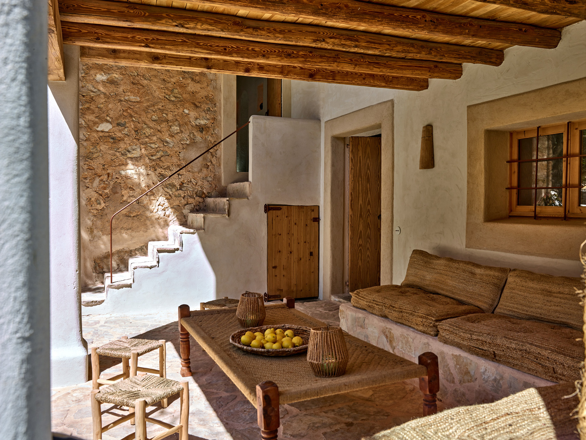 Resa Esatates for sale finca st rafael Ibiza modern 1 covered terrace .jpg